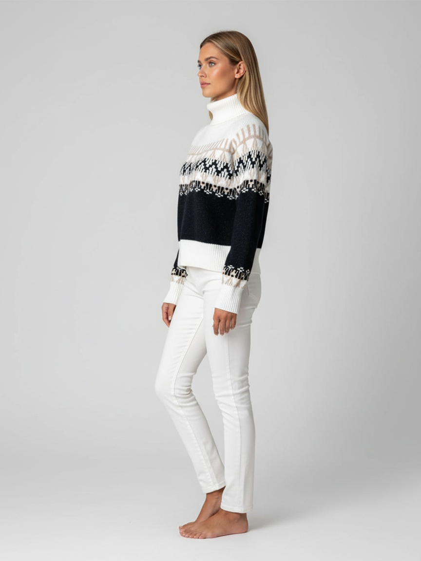 Annika | Damen Winter Rollkragenpullover