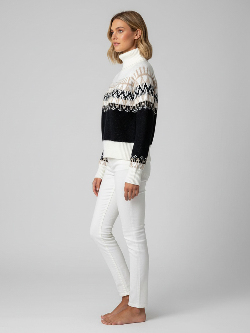 Annika | Damen Winter Rollkragenpullover