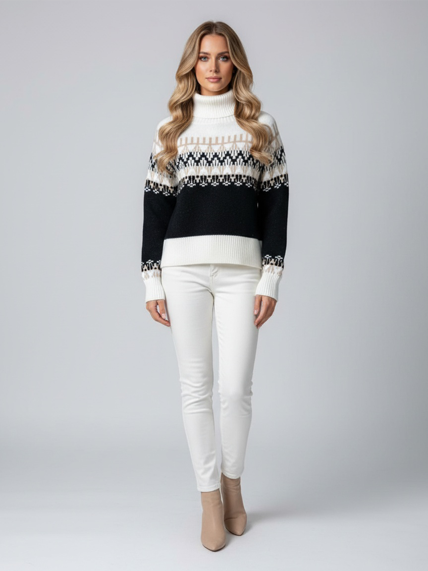 Annika | Damen Winter Rollkragenpullover